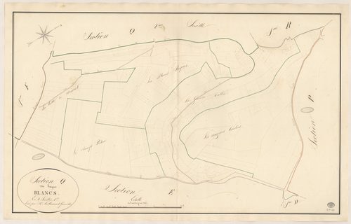 BOIGNEVILLE. - Section Q : Rayons Blancs (les), 1ère feuille. 