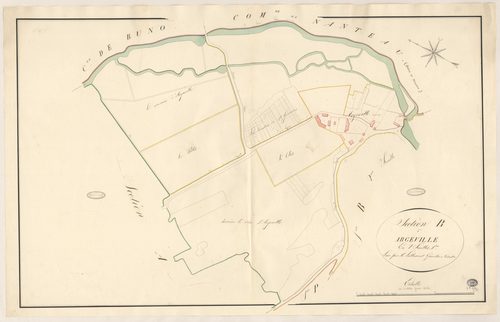 BOIGNEVILLE. - Section B : Argeville, 1ère feuille. 