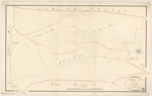 BOIGNEVILLE. - Section N : Saint-Val, 2e feuille. 