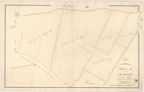 BOIGNEVILLE. - Section G : Coudraye (la). 