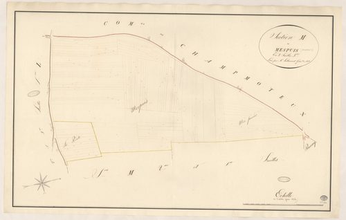 BOIGNEVILLE. - Section M : Morpuis, 3e feuille. 