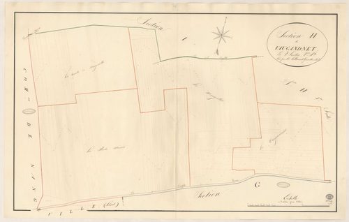 BOIGNEVILLE. - Section H : Vaugandnet (le), 2e feuille. 