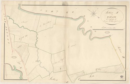 BOIGNEVILLE. - Section A : Marais (le), 1ère feuille. 