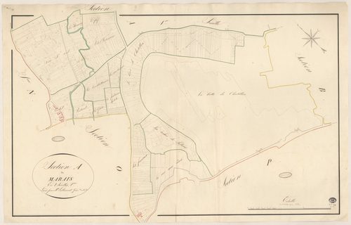 BOIGNEVILLE. - Section A : Marais (le), 2e feuille. 