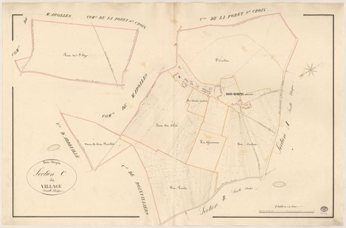 BOIS-HERPIN. - Section C : Village (le). 