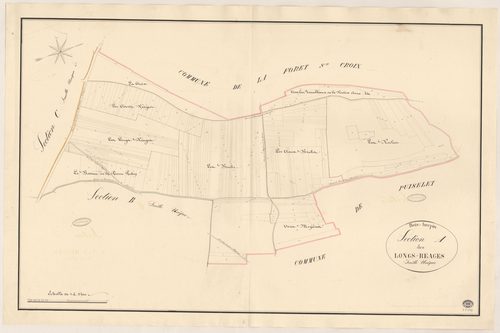BOIS-HERPIN. - Section A : Longs Réages (les). 