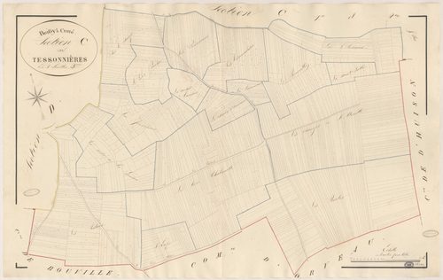 BOISSY-LE-CUTTE. - Section C : Tessonnières (le), 3e feuille. 