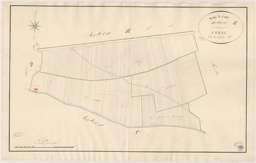 BOISSY-LE-CUTTE. - Section B : Chemin de Cerny (le), 3e feuille. 