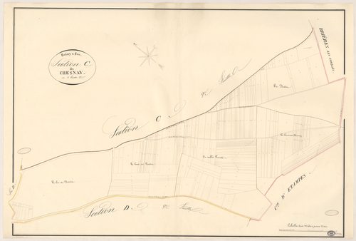 BOISSY-LE-SEC. - Section C : Chesnay (le), 3e feuille. 