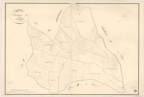 BOISSY-LE-SEC. - Section A : Vallée (la), 2e feuille. 