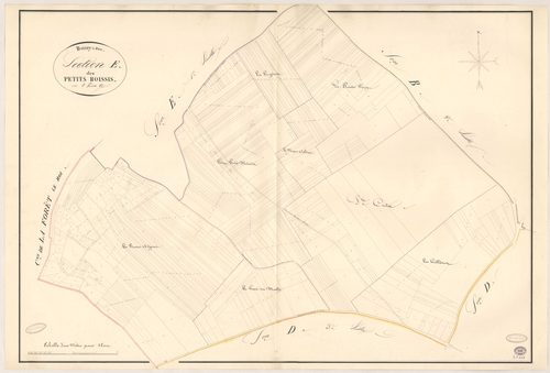 BOISSY-LE-SEC. - Section E : Petits Boissis (les), 2e feuille. 