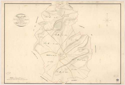 BOISSY-LE-SEC. - Plan d'assemblage. 