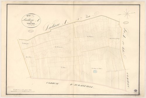 BOISSY-SOUS-SAINT-YON. - Section A : Village (le), 2e feuille. 