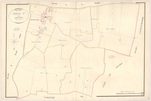 BONDOUFLE. - Section C : Levant (le). 
