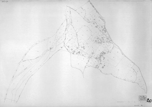 BOULLAY-LES-TROUX. - Plan révisé pour 1933, à jour pour 1977 (3ème édition) : plans du tableau d'assemblage, des sections A dite des Troux (feuilles 1-2) et B dite de Montabé (feuilles 1-2) ; feuille renouvelée pour 1968, à jour pour 1977 (2ème édition) :