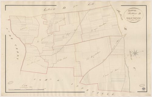 BOURAY-SUR-JUINE. - Section D : Baletienne, 1ère feuille. 