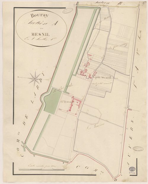 BOURAY-SUR-JUINE. - Section A : Mesnil (le), 1ère feuille. 