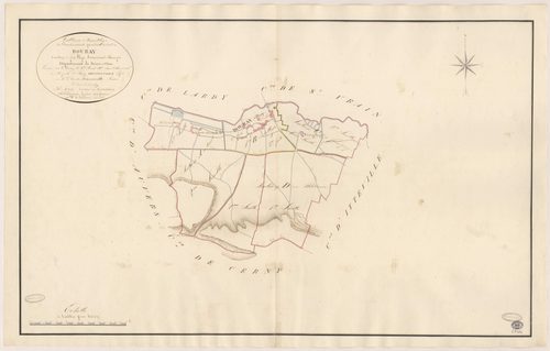 BOURAY-SUR-JUINE. - Plan d'assemblage. 