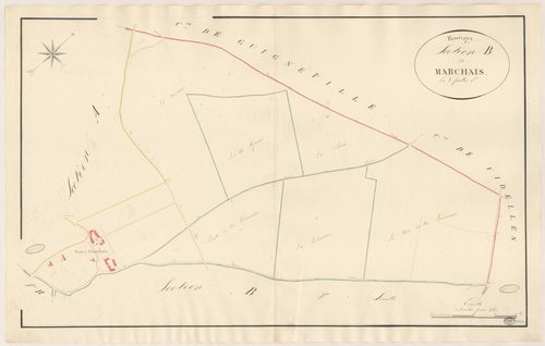 BOUTIGNY-SUR-ESSONNE. - Section B : Marchais (le), 1ère feuille. 