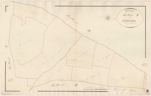 BOUTIGNY-SUR-ESSONNE. - Section E : Audigers (les), 1ère feuille. 