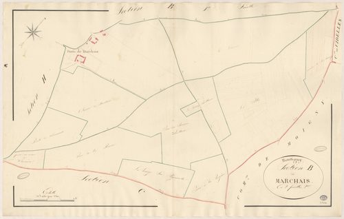 BOUTIGNY-SUR-ESSONNE. - Section B : Marchais (le), 2e feuille. 