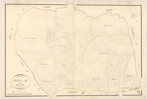 BOUVILLE. - Section B : Muette (la), 1ère feuille. 