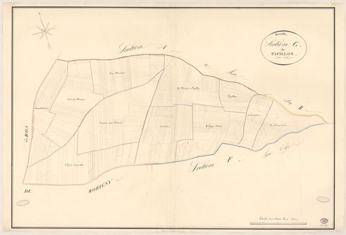 BOUVILLE. - Section G : Pavillon. 