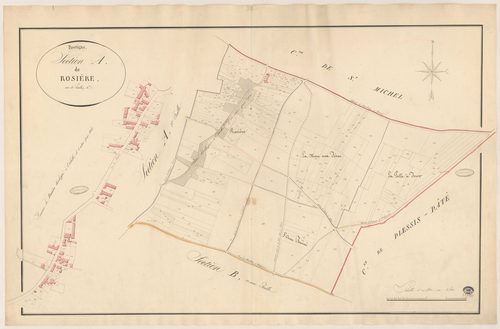 BRETIGNY-SUR-ORGE. - Section A : Rosière, 4e feuille. 