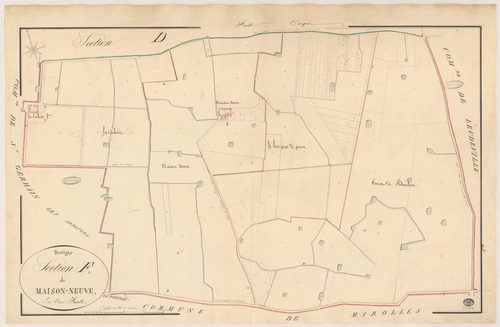 BRETIGNY-SUR-ORGE. - Section F : Maison-Neuve. 