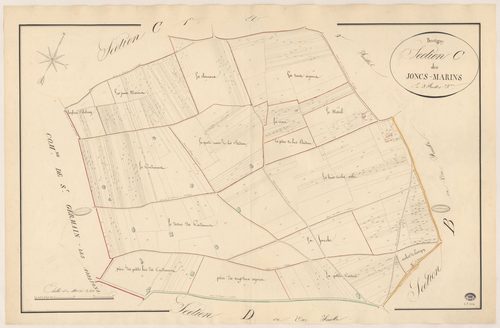 BRETIGNY-SUR-ORGE. - Section C : Joncs marins (les), 3e feuille. 