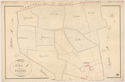 BRETIGNY-SUR-ORGE. - Section A : Rosière, 2e feuille. 
