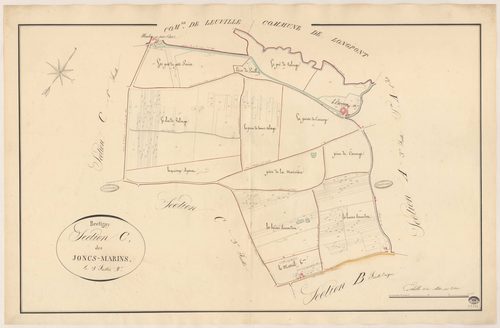 BRETIGNY-SUR-ORGE. - Section C : Joncs marins (les), 2e feuille. 