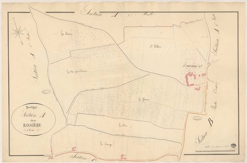 BRETIGNY-SUR-ORGE. - Section A : Rosière, 3e feuille. 