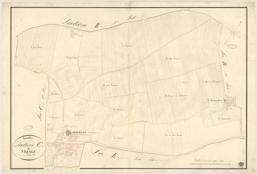 BREUILLET. - Section C : Village (le), 2e feuille. 