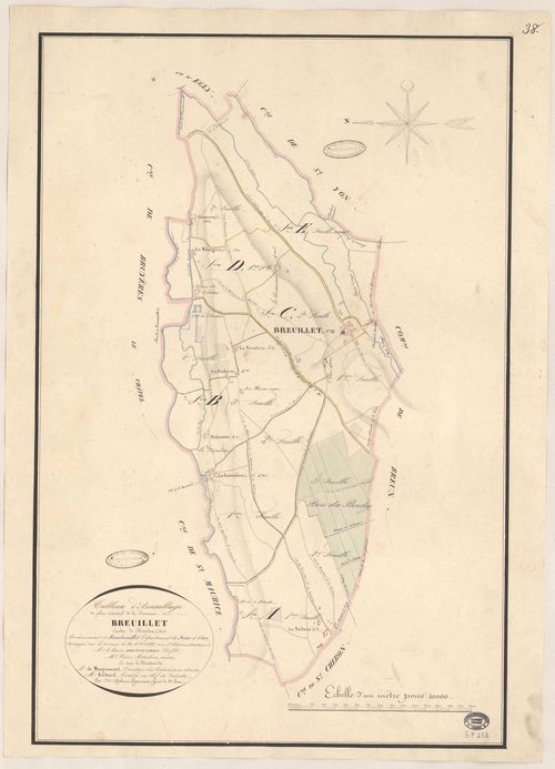 BREUILLET. - Plan d'assemblage. 