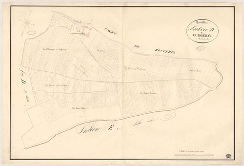 BREUILLET. - Section D : Guisseray, 2e feuille. 