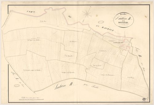 BREUILLET. - Section B : Boissière (la), 1ère feuille. 
