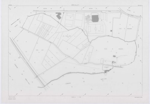BREUILLET, plans minutes de conservation : tableau d'assemblage,1943, Ech. 1/10000 ; plans des sections A1, A2, A3, A4, B1, B2, B3, B4, 1943, Ech. 1/1250, sections AE, AH, AI, AK, AL, AM, AN, AO, AP, AR, AS, AY, AZ, 2001, Ech. 1/1000, sections AA, AB, AD,