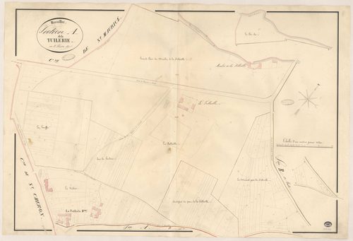 BREUILLET. - Section A : Tuilerie (la), 1ère feuille. 