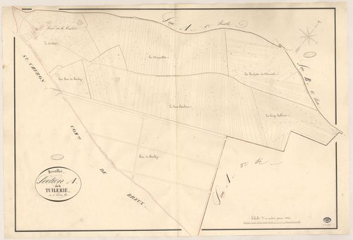 BREUILLET. - Section A : Tuilerie (la), 2e feuille. 