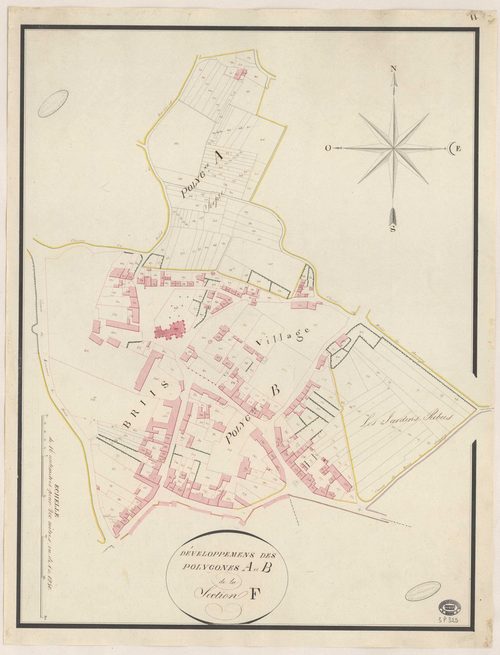 BRIIS-SOUS-FORGES. - Section F : Village (le), 2e feuille. 