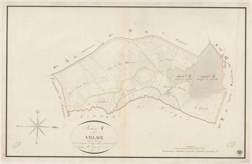 BRIIS-SOUS-FORGES. - Section F : Village (le), 1ère feuille. 