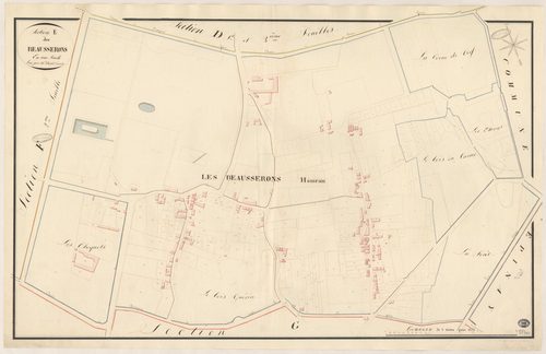 BRUNOY. - Section E : Beausserons (les). 