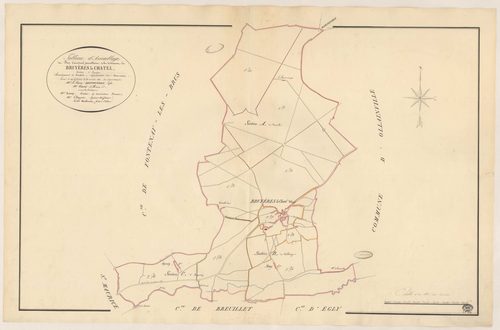 BRUYERES-LE-CHATEL. - Plan d'assemblage. 