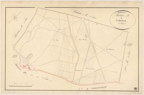 BRUYERES-LE-CHATEL. - Section A : Verville, 3e feuille. 