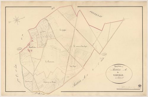 BRUYERES-LE-CHATEL. - Section A : Verville, 4e feuille. 