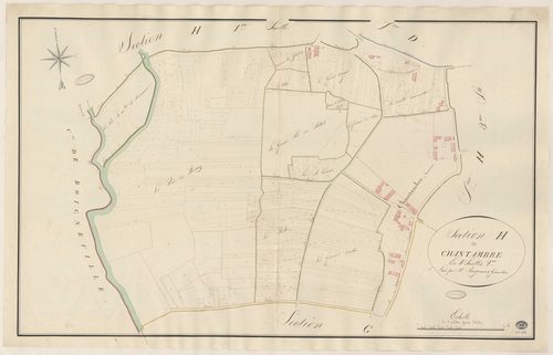 BUNO-BONNEVAUX. - Section H : Chantambre, 2e feuille. 