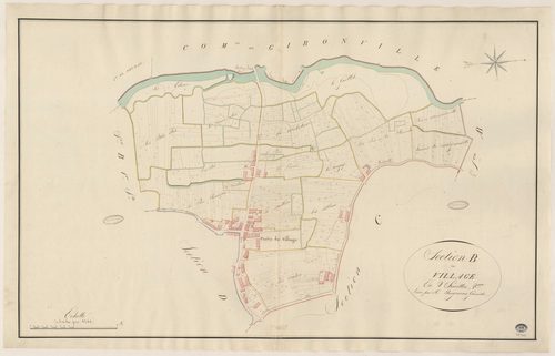 BUNO-BONNEVAUX. - Section B : Village (le), 2e feuille. 