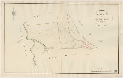BUNO-BONNEVAUX. - Section H : Chantambre, 1ère feuille. 