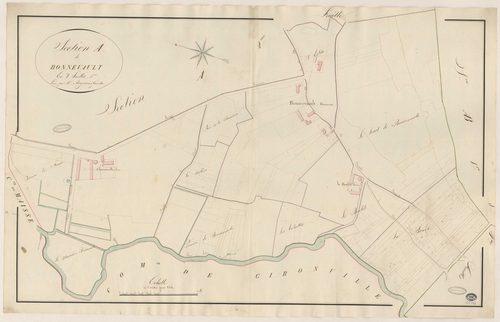 BUNO-BONNEVAUX. - Section A : Bonnevault, 1ère feuille. 